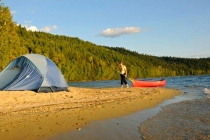 Wells Gray canoe camping