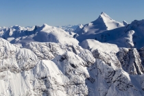 Snowy mountain ranges
