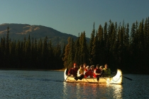 Voyageur canoe